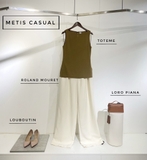 Áo TOTEME sát nách lanh lụa