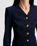 Áo vest VERONICA jean cổ V (có set)