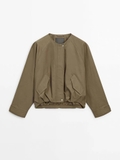 Áo khoác MASSIMO DUTTI cổ tròn