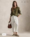 Sơ mi RALPH LAUREN linen 2025