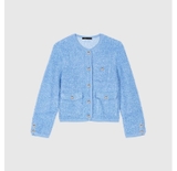 Cardigan MAJE xanh khuy vàng