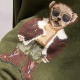 Áo len RALPH LAUREN rêu gấu áo khoác