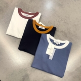 Tshirt COS kẻ viền cổ tay 6 màu