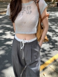 Quần Zara xuông cạp trắng
