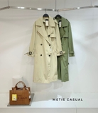 Trendcoat Zara vạt ngực 2 màu