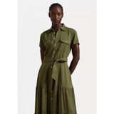 Váy sơ mi RALPH LAUREN linen túi ngực