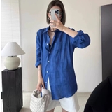 Sơ mi MASSIMO DUTTI linen 2 màu