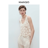 Áo sát nách MANGO len móc