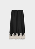 Chân váy ARITZIA lụa cải ren 2 màu
