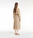 Váy MAX MARA nâu họa tiết kèm belt