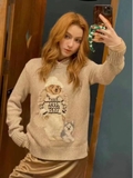 Áo len RALPH LAUREN kem gấu chó