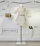 Áo jeans AJE ren dập