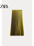 Chân váy ZARA midi lụa