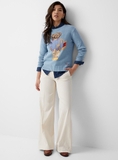 Áo len RALPH LAUREN xanh dương gấu sơ mi