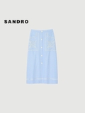 Chân váy SANDRO xanh