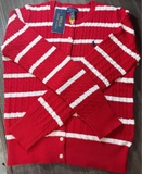 Cardigan RALPH LAUREN kẻ ngang 3 màu
