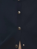 Cardigan MASSIMO DUTTI navy khuy đồng