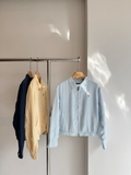 Áo khoác linen RL chun thân 3 màu