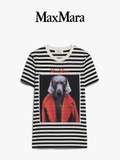 Tshirt MAX MARA kẻ ngang họa tiết