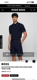 Áo len HUGO BOSS cashmere ngắn tay