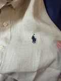 Sơ mi RALPH LAUREN cộc tay linen 3 màu