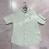 Sơ mi RALPH LAUREN cộc tay linen 3 màu