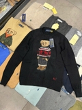 Áo len RALPH LAUREN đen gấu hoạ tiết đỏ