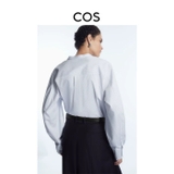 Áo sơ mi COS kẻ cổ tròn