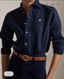 Sơ mi RALPH LAUREN linen 2025