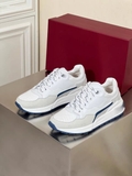 Giày Salvatore Ferragamo trắng đế navy