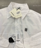 Sơ mi Sandro cổ đức logo ngực