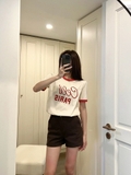 Tshirt CELINE chữ đỏ
