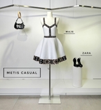 Váy MAJE 2 dây họa tiết