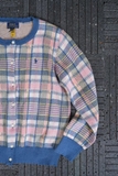 Cardigan RALPH LAUREN kẻ caro