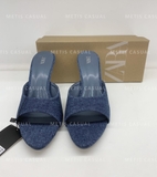 Guốc ZARA denim 9cm