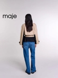 Coat MAJE cải màu kèm belt