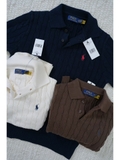 Áo len polo RL cộc tay 3 màu