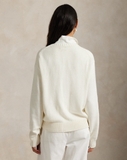 Áo len RALPH LAUREN trắng áo khoác S