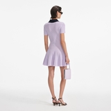 Váy len SELF PORTRAIT dáng ngắn viền đen