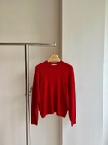 Áo len BA&SH đỏ len mỏng