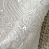 Sơ mi JONATHAN SIMKHAI lụa tơ thêu hoa nổi