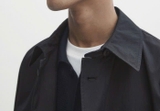 Áo khoác MASSIMO DUTTI đen dáng dài