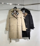 Trendcoat BBR classic cổ kẻ 2 màu