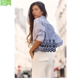 Áo ZARA kẻ xanh (có set)