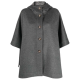 Cape len dạ Max Mara 2 mặt