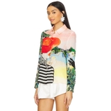 Áo sơ mi ALICE OLIVIA summer dài tay