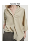 Sơ mi MASSIMO DUTTI tay lỡ dáng rộng