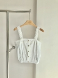 Áo MAJE 2 dây bo gấu