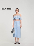 Chân váy SANDRO xanh