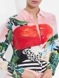 Áo sơ mi ALICE OLIVIA summer dài tay